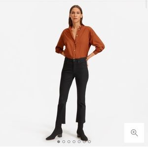 Everlane NWT Kick Crop Jeans in Black